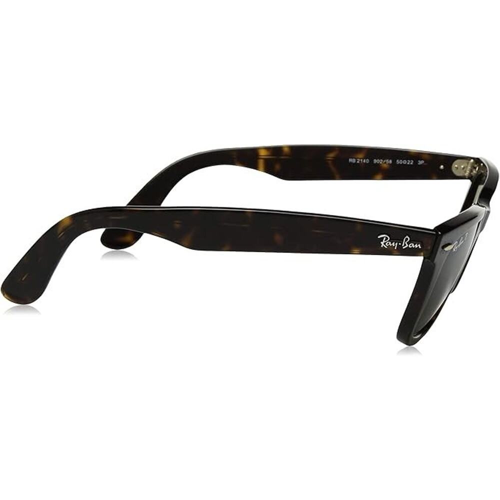 Ray-Ban RB2140 Wayfarer Men's Sunglasses Black Full Rim Square Plastic - Picture 3 of 4
